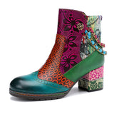 Justin Yellowstone Boots Retro Ethnic Style Retro Women'S Shoes