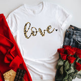 Valentine's Day T Shirt Short Sleeve plus Size T-shirt Summer Print