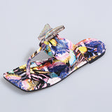 Finn Chain Pointed Toe Mule Summer Slippers Women's Flip-Flops Flat Sandals Women's Slippers