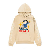 Anime Hoddies Poji King Printed Hoodie Autumn and Winter Fleece-Lined Hoodies