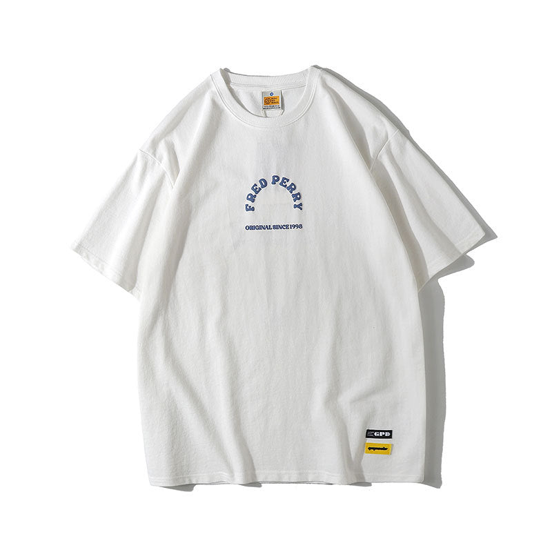 Men T Shitrs Letter Print Loose