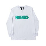 Vlone Sweatshirt Large V Long Sleeve T-Shirt Men And Women Hip Hop