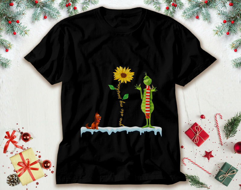 Men and Women Grinch Shir Christmas Grinch Printed T-shirt
