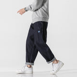 Man Fall Fall Loose Primary Color Straight Jeans