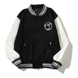 Cardigan Baseball Jacket Autumn and Winter Rep Letter Logo Club Logo Embroidery Vibe Baseball Uniform Jacket