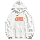 Man Fall Outfis Costume Vintage Autumn New Japanese Style Simple Letter Printed Casual Hooded Sweater Couple Hip Hop Pullover Top