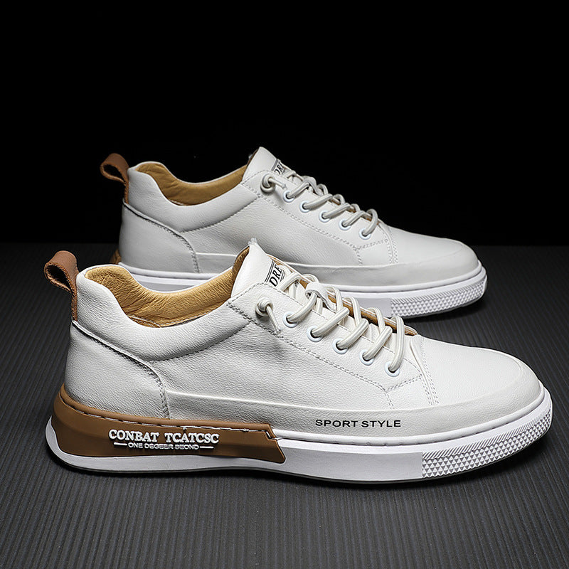 Flat Shoes White Shoes Men's Shoes Summer Thin and All-Matching Men's Casual Shoes