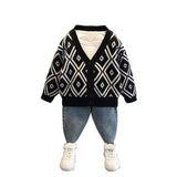 Toddler Boys Sweater Children's Clothing Boys' Cardigan Coat Spring and Autumn