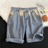 Men Denim Shorts Summer Denim Shorts Male