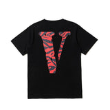 Vlone Men'S Street Popular Spring And Summer Tshirt