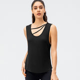 Moisture Wicking Tank Top Loose Yoga Vest Breathable