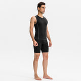Moisture Wicking Tank Top Sports Vest round Neck Tight