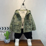 Toddler Boys Jackets Boys' Spring and Autumn Clothing Coat Jacket