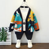 Toddler Boys Jackets Boys Autumn Clothing Sweater Cardigan Autumn