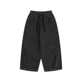 Man Fall Outfis Distressed Straight-Leg Pants Hip Hop Loose Wide Leg Retro Washed