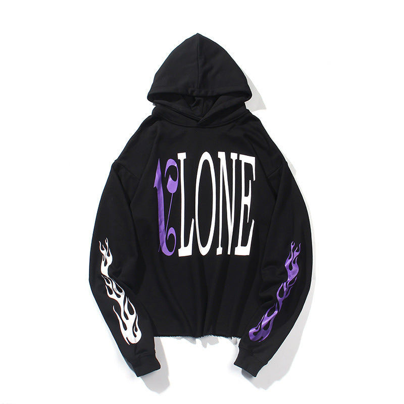 Vlone Hoodie Ou Lone Hooded Sweater Back Big V Hoodie