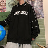 Men's Sweatshirt Fall Lapels Men's and Women's Long Sleeves plus Size Casual