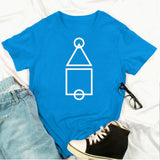 Squid Game Costume Printed Short Sleeve Pullover Short Sleeve T-shirt