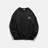 Crew Neck Sweatshirts for Men Men's Clothing Autumn Cartoon Print Sweatshirt Men's and Women's Casual Top