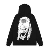 Kanye West Sunday Service Hoodie Hip Hop Skull Yunhua Hooded Sweater