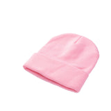 Red Beanie Hat Woolen Cap Autumn and Winter Men and Women Sleeve Cap