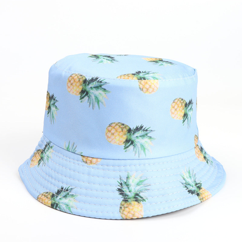 Bucket Hat Fishing Cap Cotton Print Fisherman Hat Printing Casual Sun Hat Sun Hat
