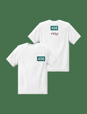 Squid Game Costume round Six Coded 456 Printed Short-Sleeved T-shirt
