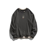 Crew Neck Sweatshirts for Men Men's Clothing Autumn Printing round Neck False Two Pieces Sweater for Men