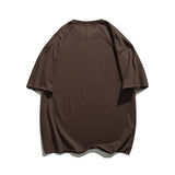 Men T Shitrs Letter Printed Round Neck