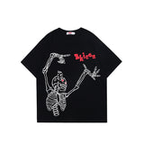 Skull Apparel Skull Print Loose