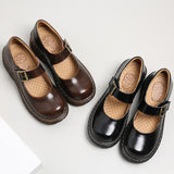 Mary Jane Shoes Summer Leather Shoes College Style