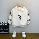 Toddler Boys Sweater Boy's Hoody Children's Long Sleeve Lapel