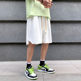 Men White Shorts Men's Summer Loose