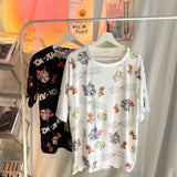 Tom And Jerry T Shirt Cartoon Cat And Mouse Printed Loose
