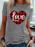 Valentine's Day T Shirt Men's Short-Sleeved European and American Top T-shirt