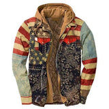 Baja Hoodie Padded Coat Printed Hooded