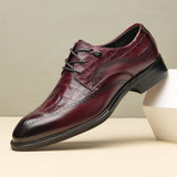 Men's Dress Shoes Classic Leather Oxfords Casual Cushioned Loafer Men's Business Formal Casual Shoes