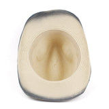 Beth Dutton Hat Gradient Spray Paint Paper Grass Wind Outdoor Sun Hat Sunshade Straw Hat