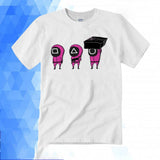 Squid Game Costume round Six Printed Short Sleeve Men's and Women's T-shirt