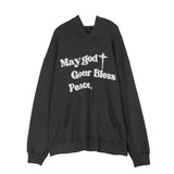 Man Fall Outfits Letter Print Oversize Loose Men's and Women's Hoodie Tide