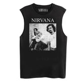 Nirvana T Shirt Rock Sleeveless T-Shirt Vest