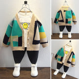 Toddler Boys Sweater Men's Cardigan Sweaters Autumn
