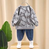 Toddler Boys Sweater Boys Sweater Suit Spring and Autumn