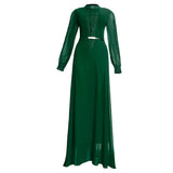 African Dashiki Dress with Embroidered Long Skirt