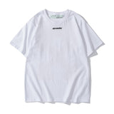 Off White T Shirt Spring And Summer Youth Cotton Short Sleeve Loose Arrow Cotton Tshirt Owt