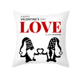 Valentine 'S Day Pillow Covers 4 Piece Random Styles Together, Home Festival Gift Pillow Cushion Cover