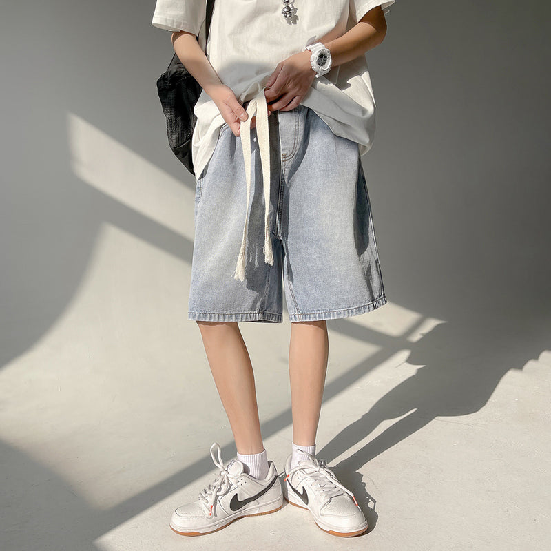 Men Denim Shorts Blue Denim Shorts Men's Summer