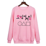Squid Game Costume Printed Adult Round Neck Sweater