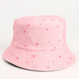Bucket Hat Fishing Cap Cotton Print Fisherman Hat Cartoon Animation Pattern Outdoor Sun Hat for Men and Women
