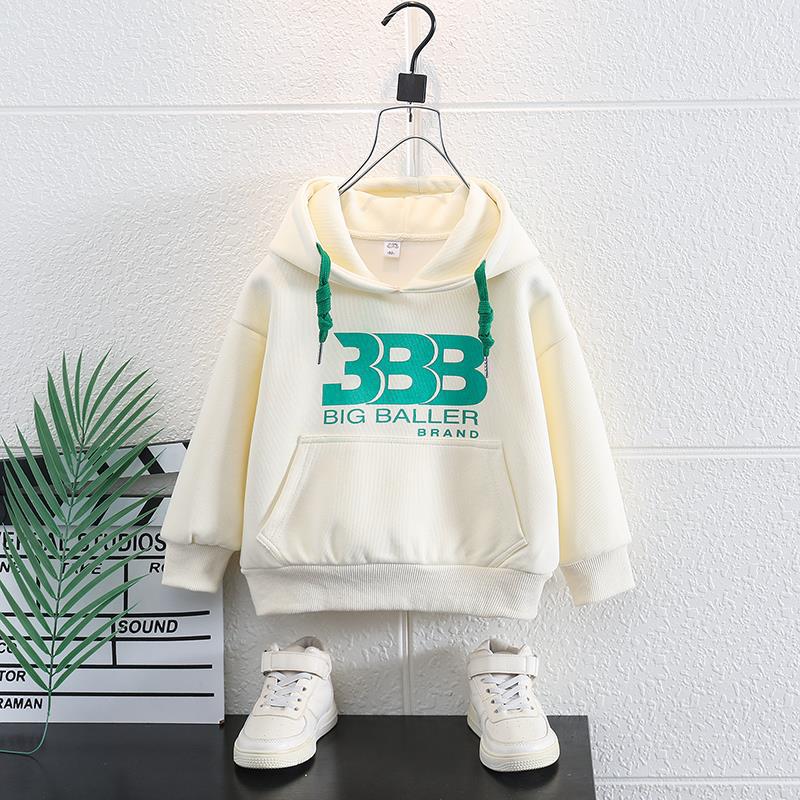 Toddler Boys Sweater Children's Hooded Sweatshirt Spring and Autumn